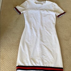 Milly white, red and navy dress